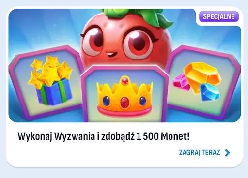 Nomini Casino – Wykonuj wyzwania i zgarnij aż 1 500 monet, sprawdź szczegóły! Wyzwania w kasynie Nomini – wykonaj zadania i zdobądź 1 500 monet z truskawką i nagrodami